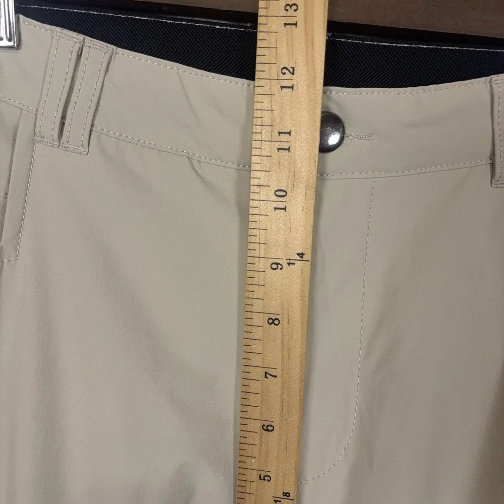 BYLT Ace Jogger Mens 33 Beige Tapered Stretch Performance Tech Athleisure
